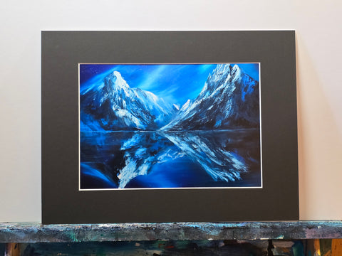 Mountains reflection