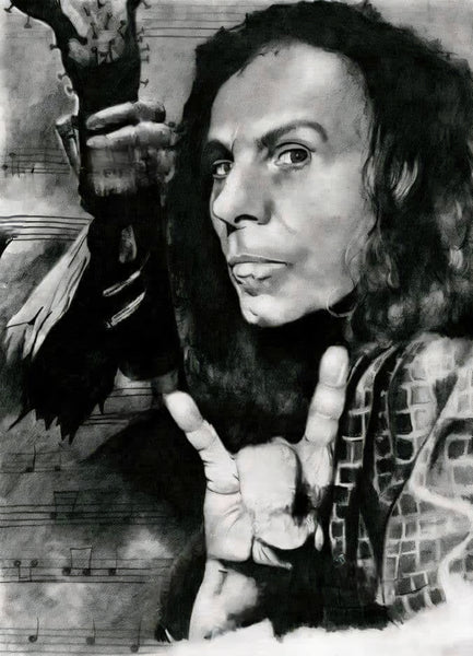Ronnie James Dio size 1
